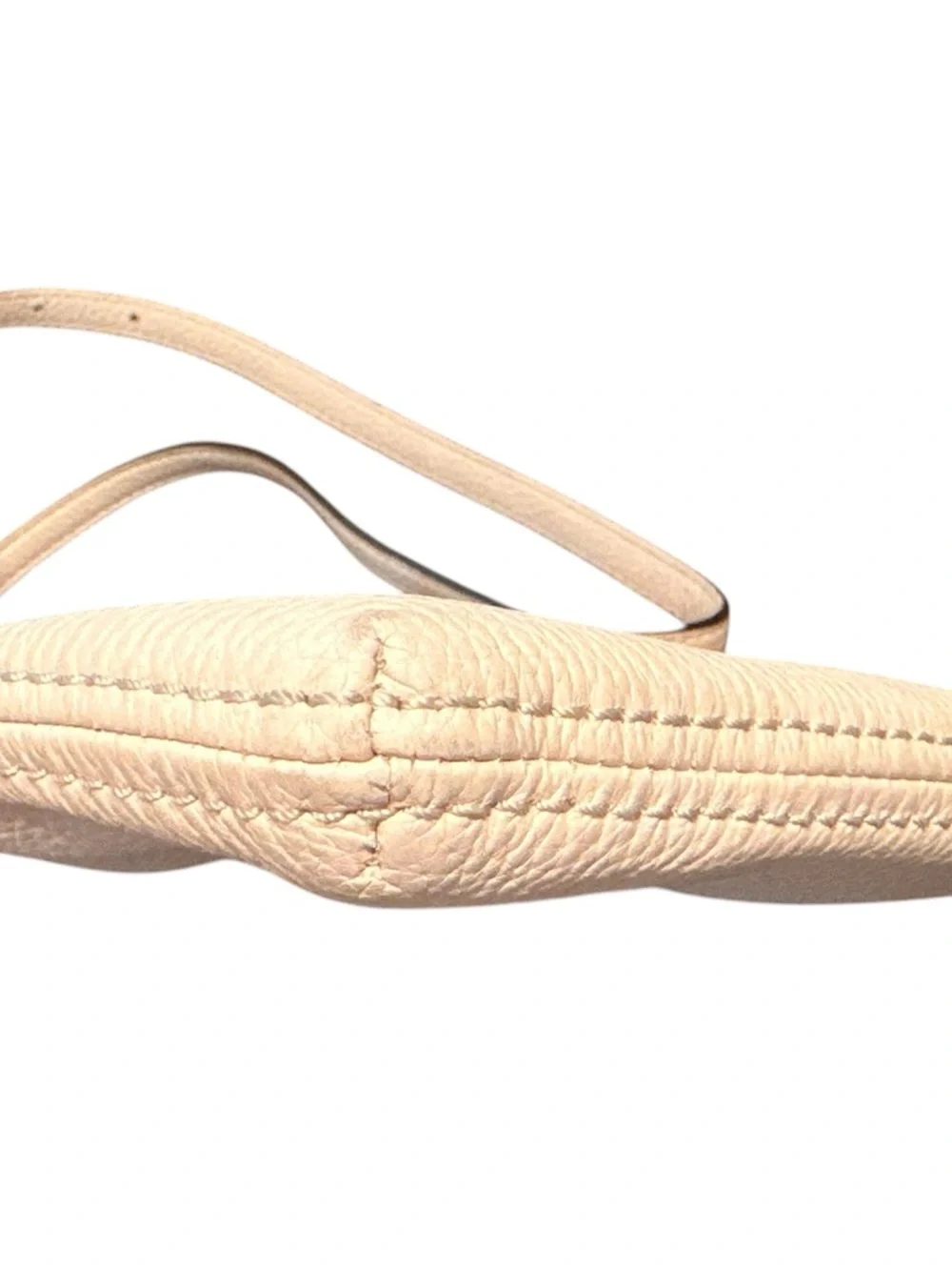 Kate Spade Pebbled Leather Crossbody Bag in Light Beige / Cream with Dusty EUC - Picture 3 of 9
